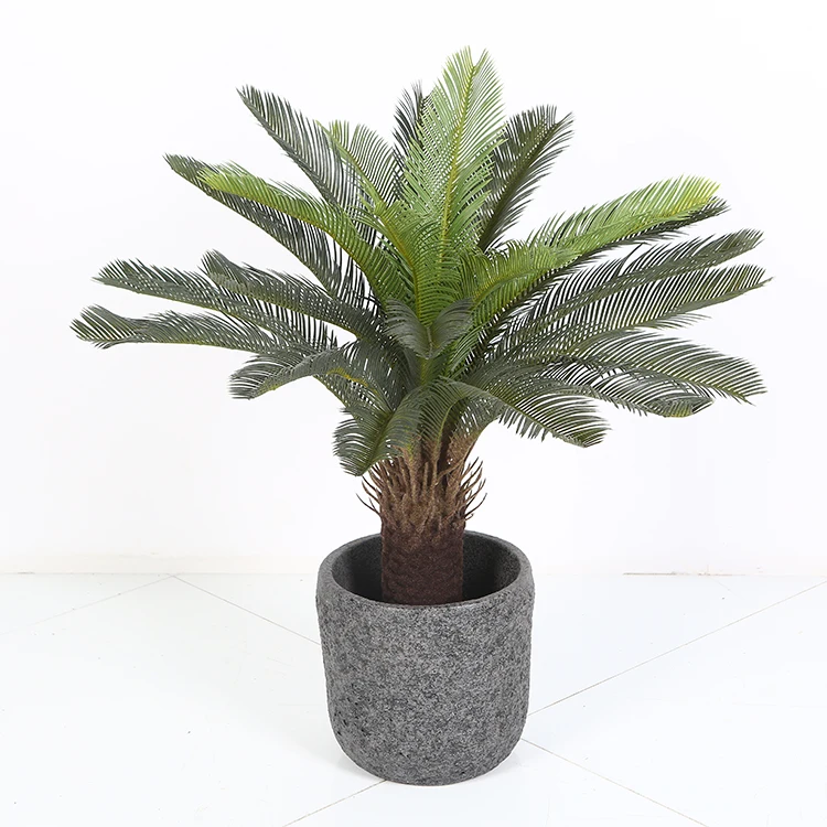  Большое искусственное пальмовое дерево Sago Cycas пластиковые комнатные и Уличные декоративные растения оптовая продажа с