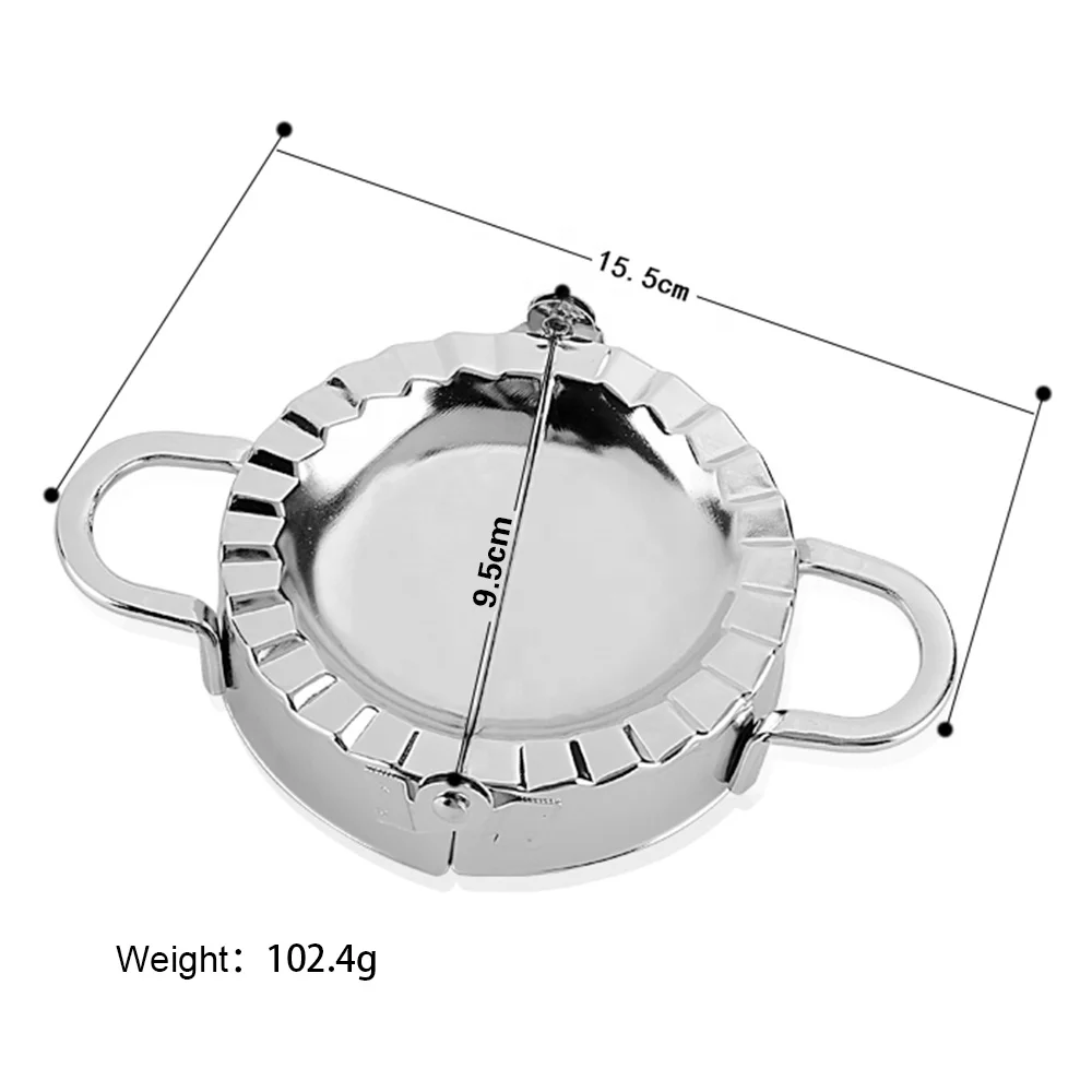 Factory Empanada Press Dumplings Tool DIY Manual Stainless Steel Dumpling Maker Mold