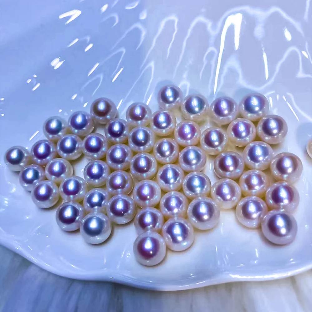 Freshwater aquaculture complete 5A best natural real price wholesale loose 9-10mm white surface flawless Pearl