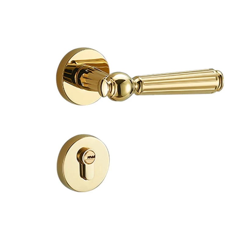 Popular Indoor silent lock magnetic absorption splitter lock zinc alloy lever lock