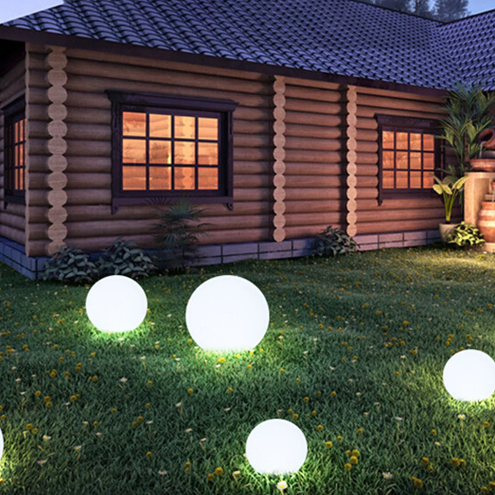 30Cm Led Table Decorative Lamp Wireless Rechargeable Led Ball Light Dc5V Led Garden Street Ball Lamp Lawn Light Pendant Light