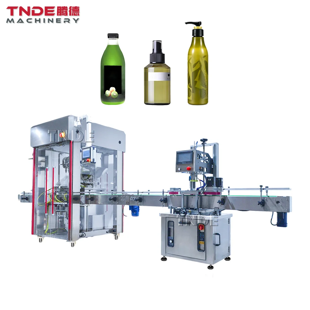 Automatic Jelly Yogurt Ice Cream Juice Syrup  Filling Capping Machine