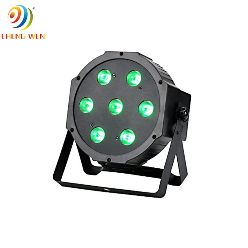 Super Bright Stage Light RGBW 7*10W LED Stage Light DMX 4in1 Par Light for Wedding Party