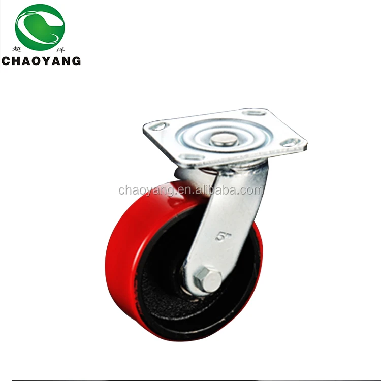 Новейший дизайн чугунное/полиуретановое жесткое Колесико