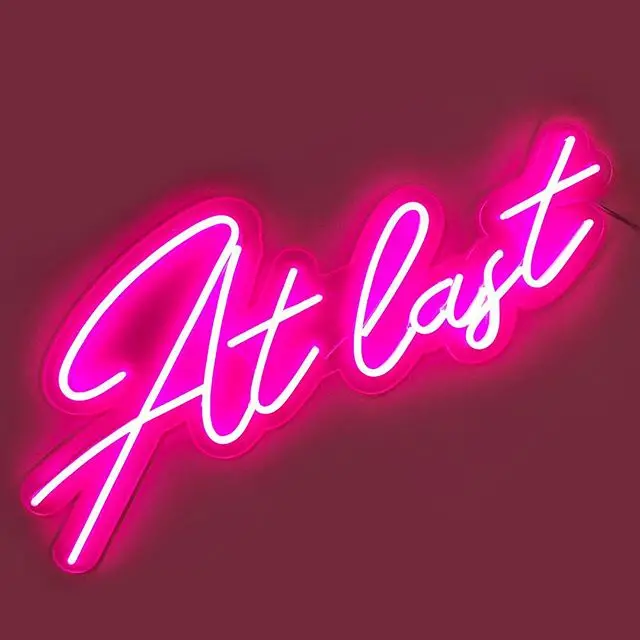 Пользовательские светодиодные неоновые световые знаки для свадебного украшения