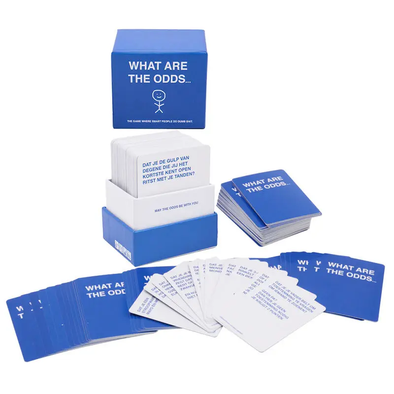 Affirmation card Deck High Quality Cardboard Box Flash cards Printing Custom card games