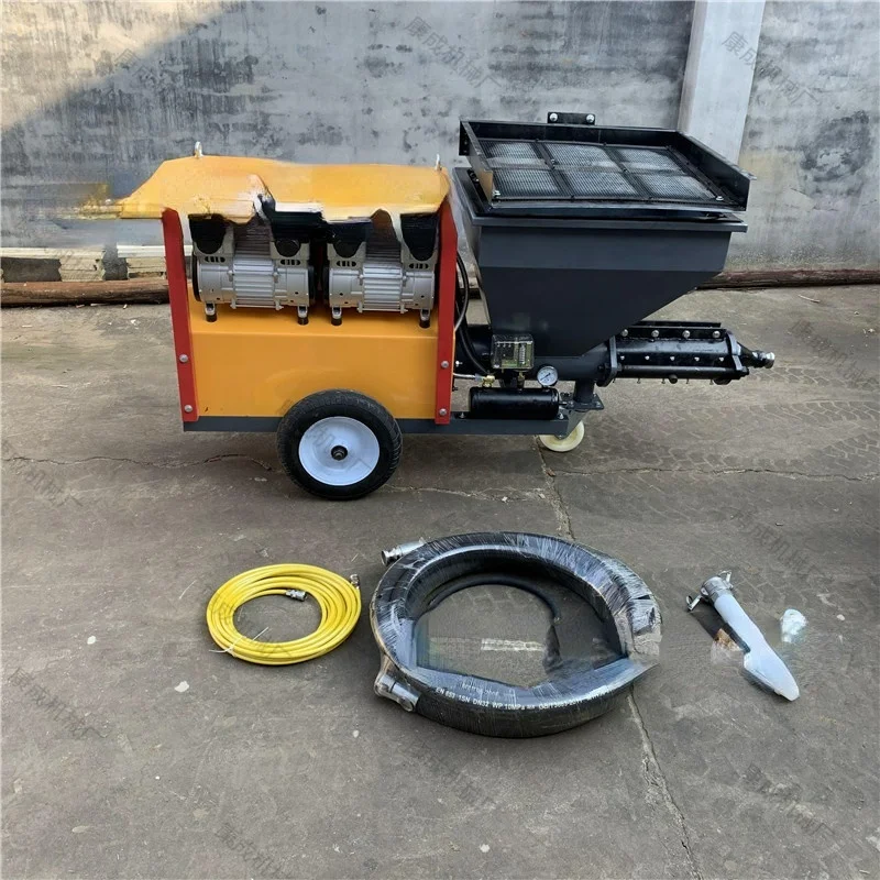 High Efficiency Mortar Plastering Spraying Spray Machine Paint Spray Concrete Plaster Machine Cement Sprayer Machine