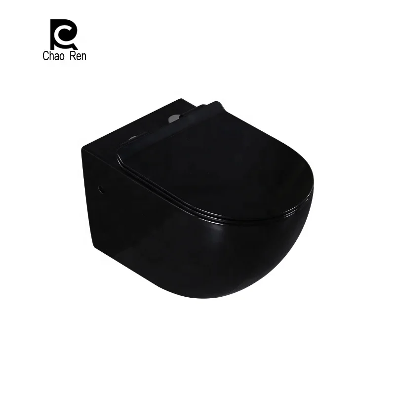 LC black WC ceramic Tunisia bathroom black toilet turkey p trap Sit toilet Dubai dual flush toilet s trap heavy calibre 100mm