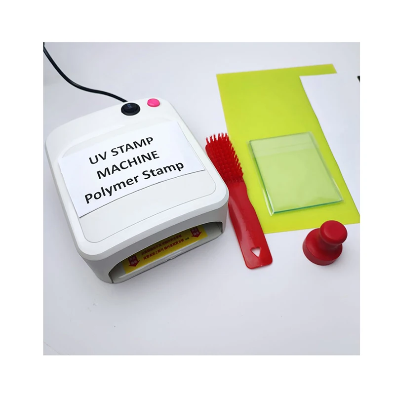36W UV lamp expose polymer stamp making machine set exposure liquid photopolymer resin gel rubber stamp machines