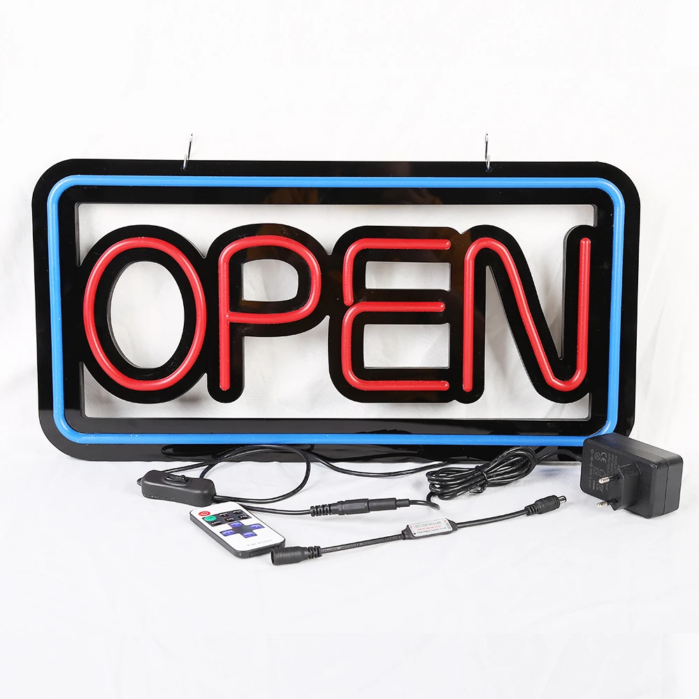 Tonight led open neon sign custom for bar club shop