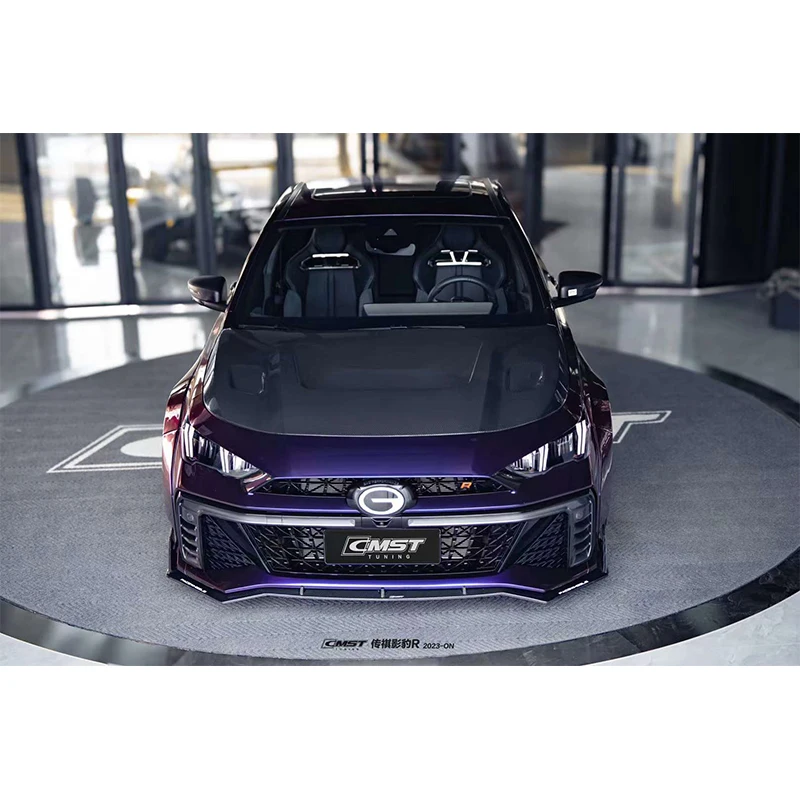 Runde Carbon Fiber Body Kit For 23+ Trumpchi EMPOW R Upgrade New Style Front Lip Rear Diffuser Side Skirts Support Customization