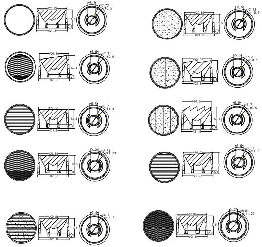 3W Rgb Focus Led Lens 21.8Mm Waterproof Pmma Lens For Rgbw Led
