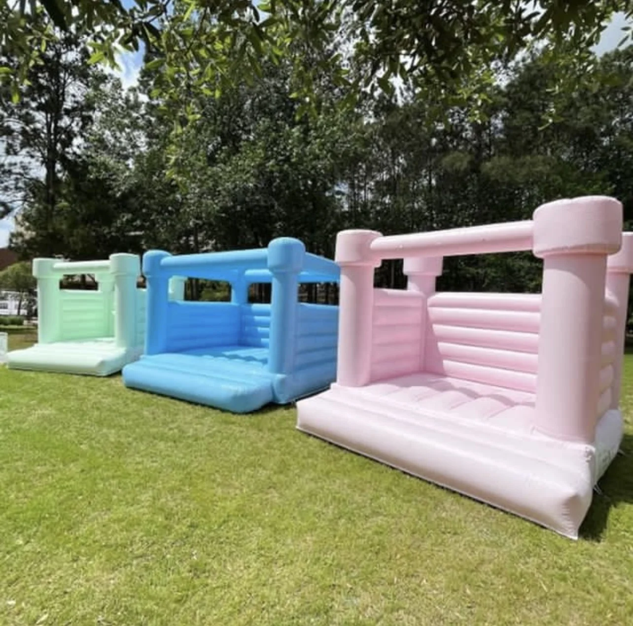Factory Price Party Jumping White Bouncy Castle Bounce House Inflatable For Wedding