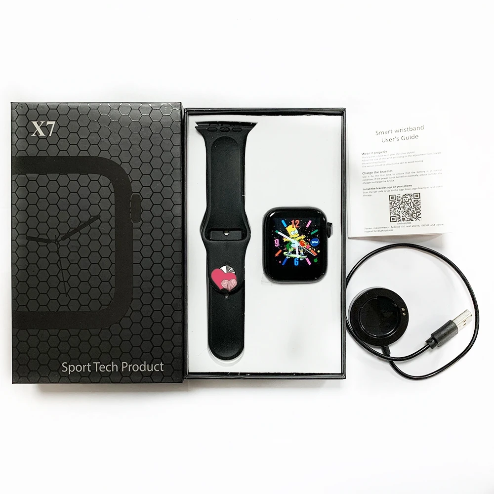 android smart watches Fitpro X7 Smart Watch Full Touch HD BT Call Series 6 W26 T500 Plus X16 HW22Pro HW12 T55 X7 smart watch x7