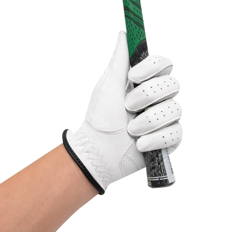 Premium Quality Custom Logo Cabretta Leather Golf Gloves for Men for Sports and Outdoor Activities