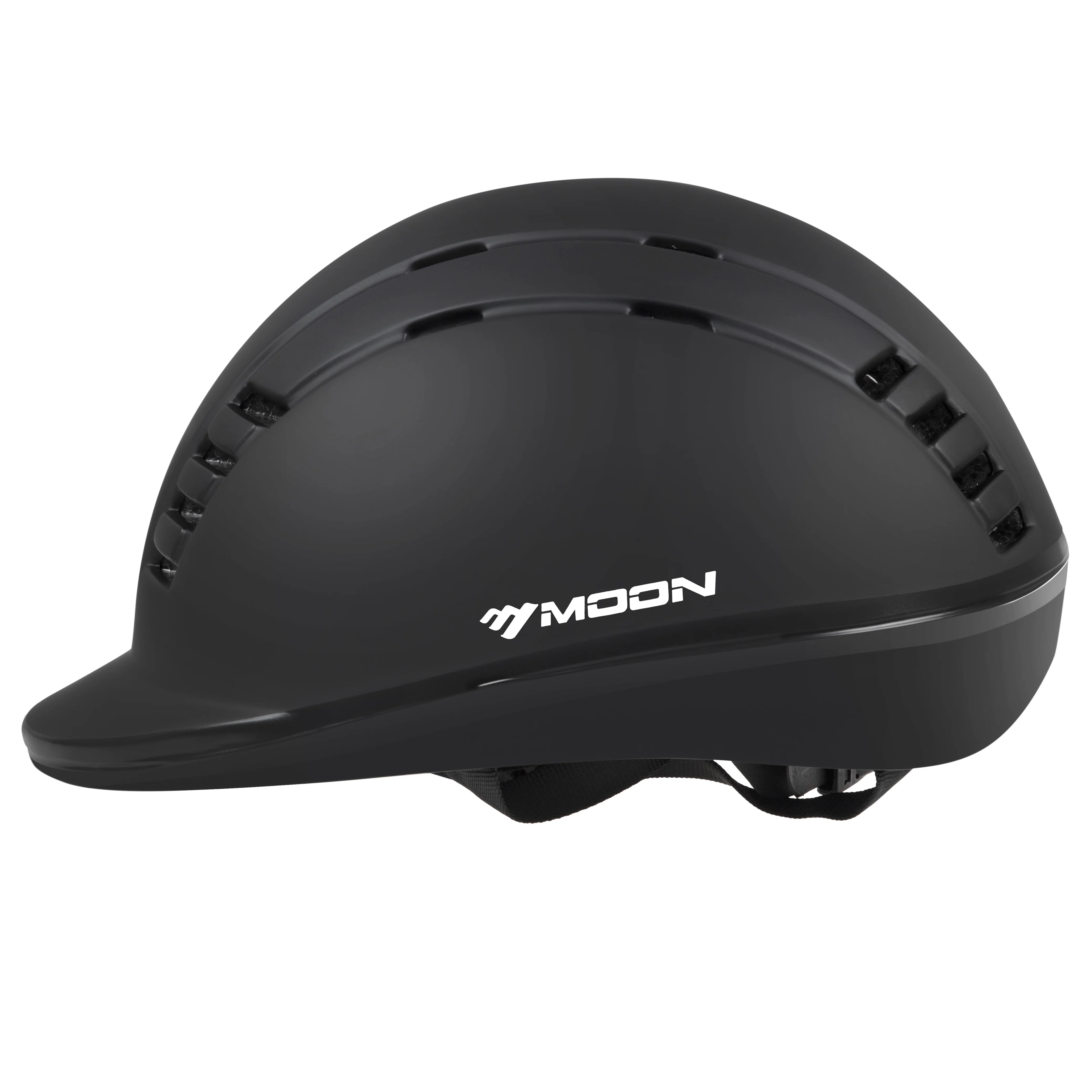 MOON CE EN 1384 VG1 standard  Equestrian Riding Black Half-covered Horse Safety Helmet