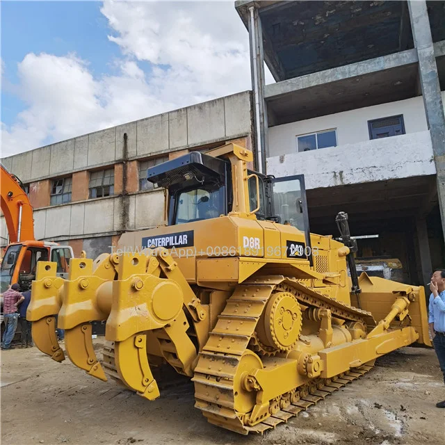 D8R Used CAT Caterpillar Bulldozer Caterpillar used dozer d8r tractor bulldozers with good engine