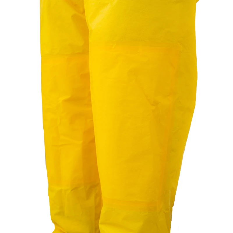 Type 3 Chemical Protective Suits Overall OEM jumpsuit anti acid hooded protective clothing full body PPE coveralls
