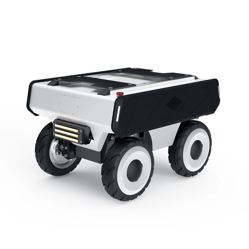 FW-01 4-wheel 5km/h Smart Aluminum Mental Robotic Arm Heavy Lift Mobile UGV Robot Car Wide Chassis Platform Vehicle