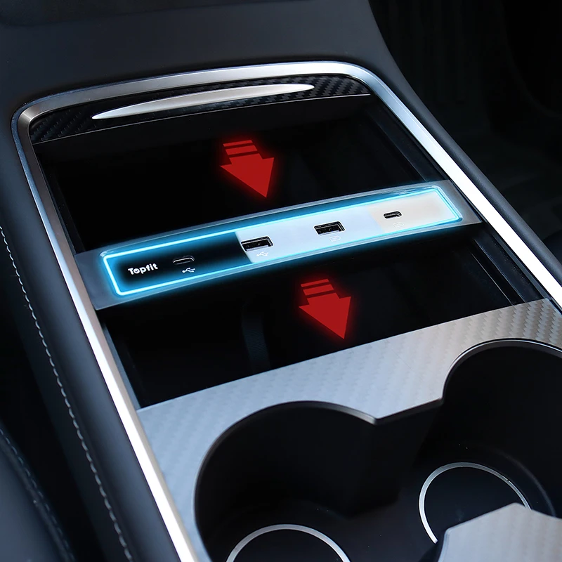 Suitable for 21 Tesla Model3/Y Docking station For Tesla USB HUB Docking Station