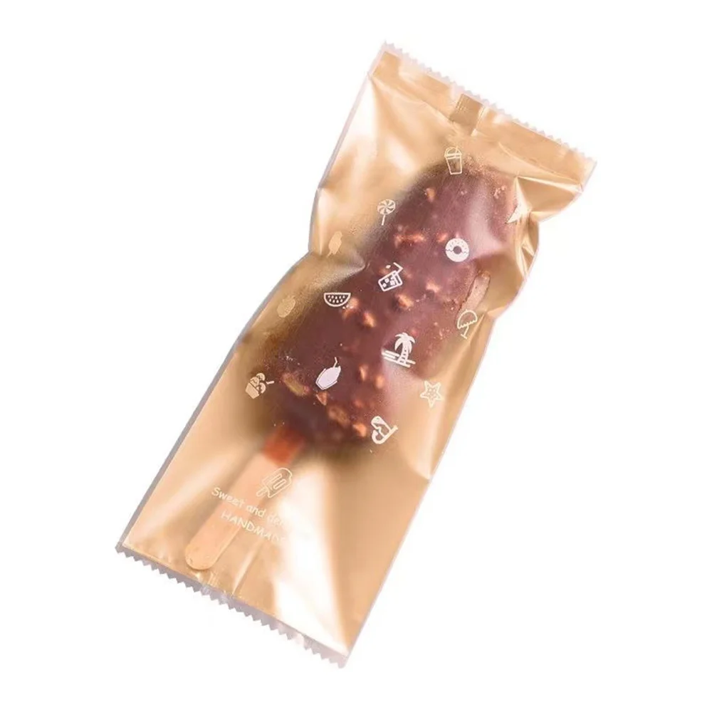 in stock Resealable Heat Seal Back Seal Pop Sickle Ice-lolly Candy Ice Block Ice Cream Popsicle Bag