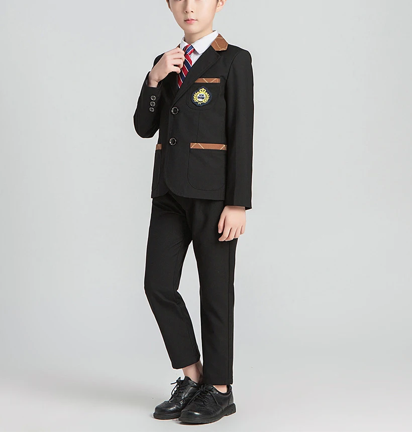 Wholesale Factory  Price Primary Kindergarten Clothes Sweater Korean School Uniforms School Blazer Suit Uniforms