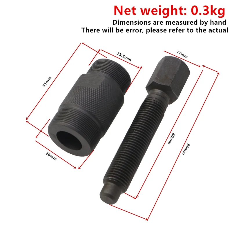 24mm 27mm Outside Threads Puller Replacement For GY6 Chinese Scooter Parts Pit Bike ATV Dirt Bike