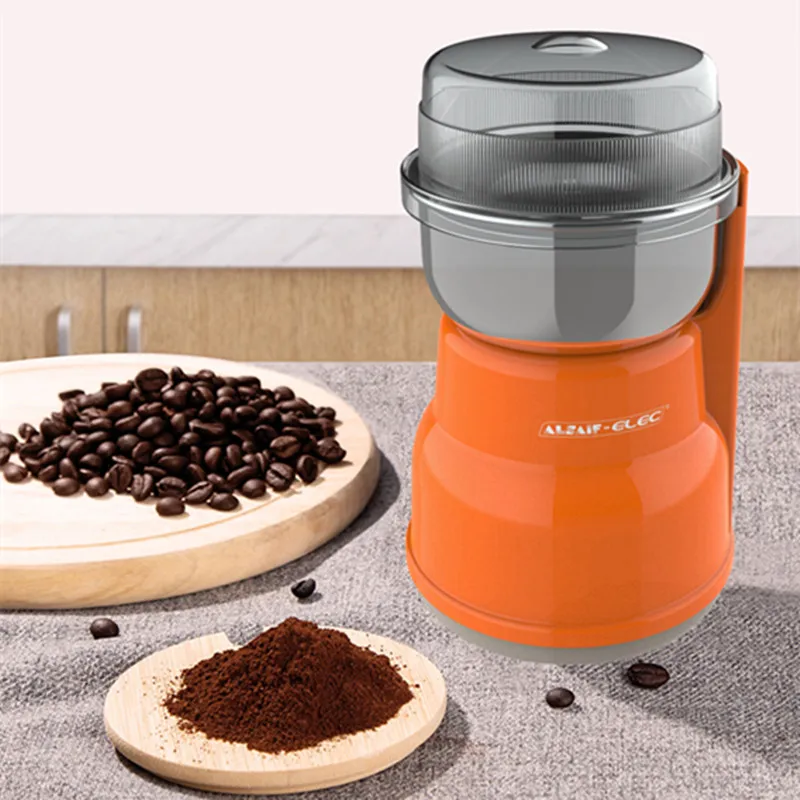Spice Grinder Automatic Smash Machine Seasoning Multifunctional Food Processor Mini Dry Food Mixer Electric Coffee Bean Grinder