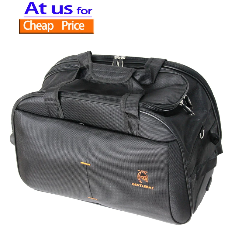 High capacity Trolley Soft Side Luggage Rolling Duffle Bag With Wheels luggage bags