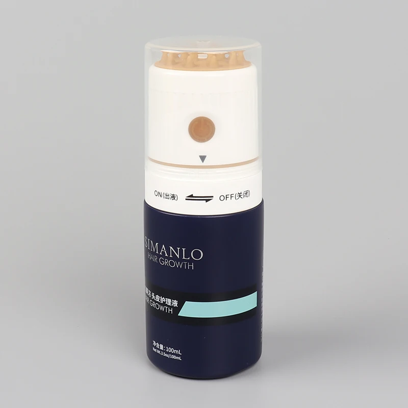 Plastic tube for massaging scalp PE cosmetic tube for hair product packaging