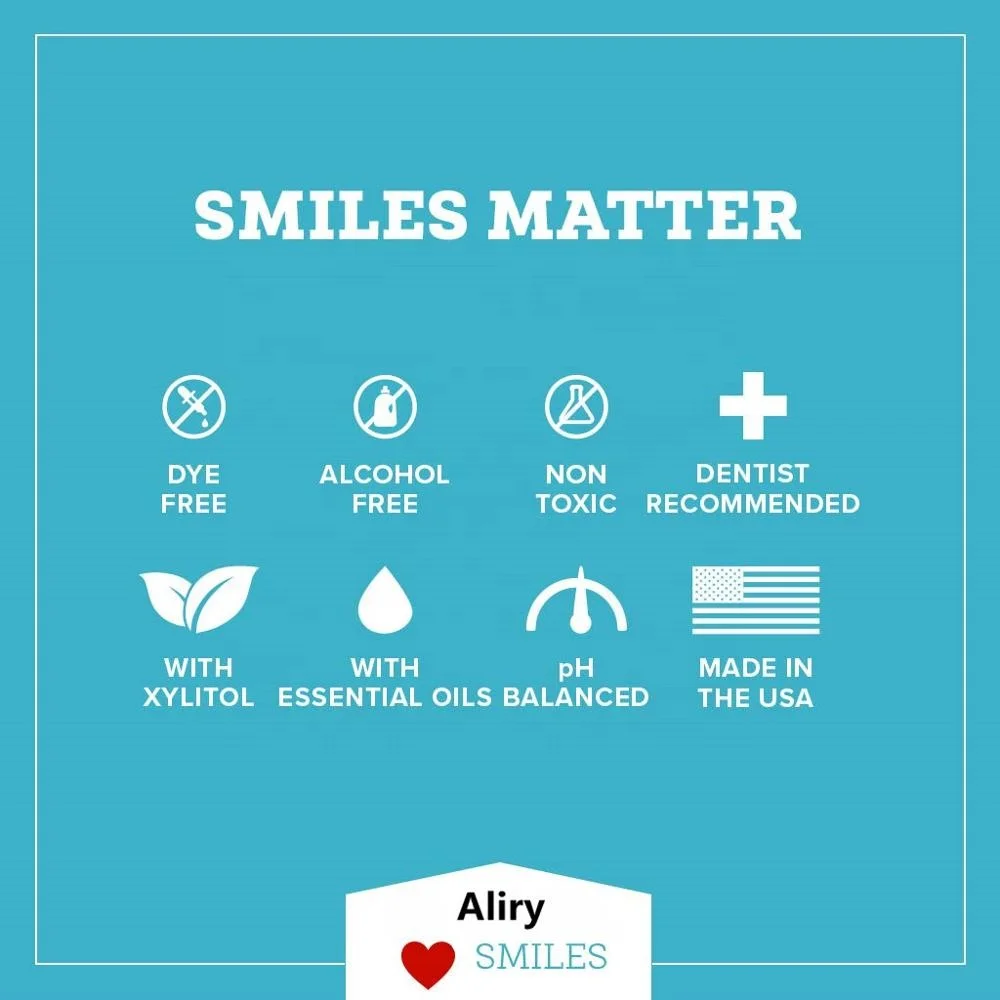 Private Label Wholesale Lemon Mint Mouthwash for Long-Lasting Fresh Breath