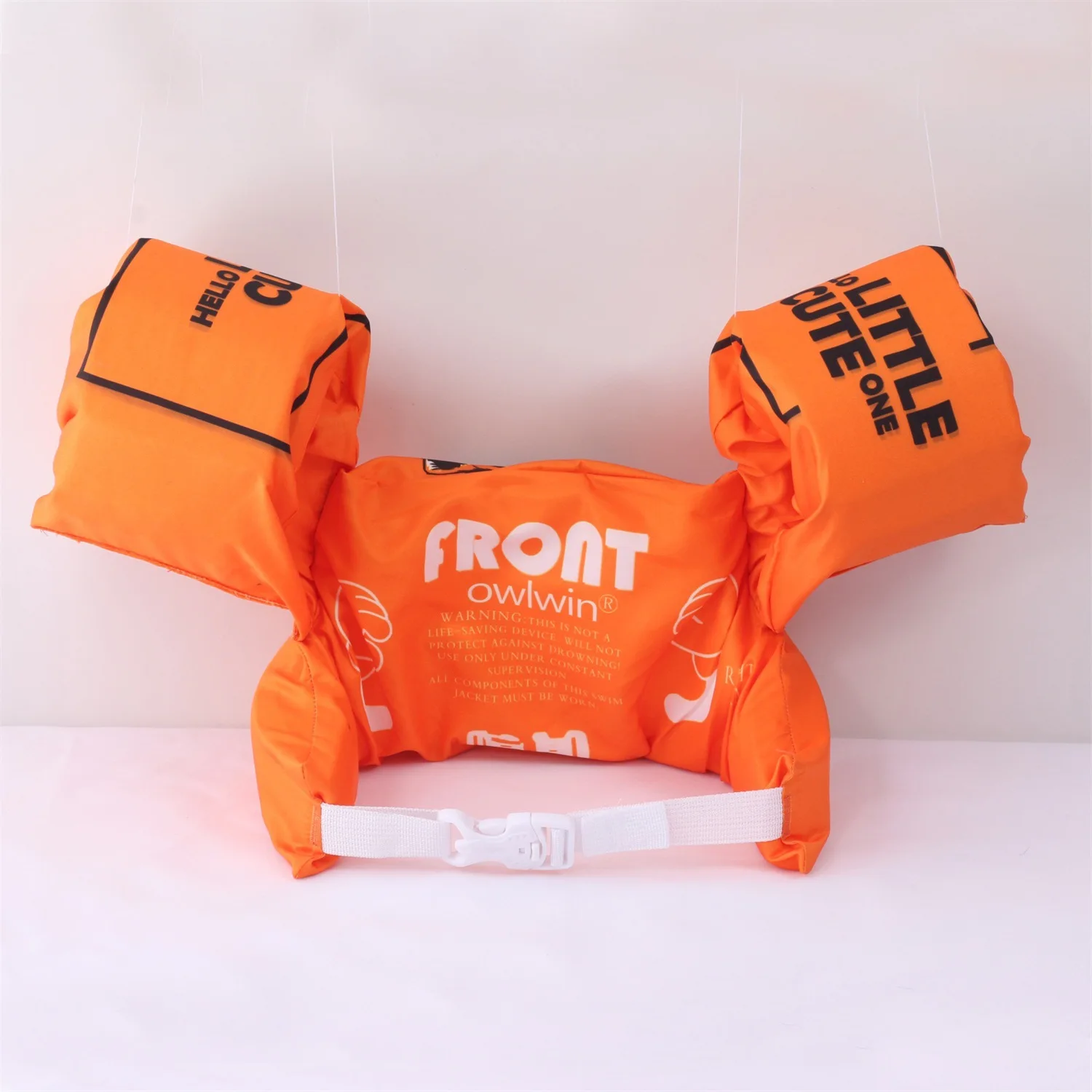 Custom Logo Pattern Kids Arm Band Floats Safety Learn Swimming Life Jacket  EPE Foam puddle jumper baby swimming vest