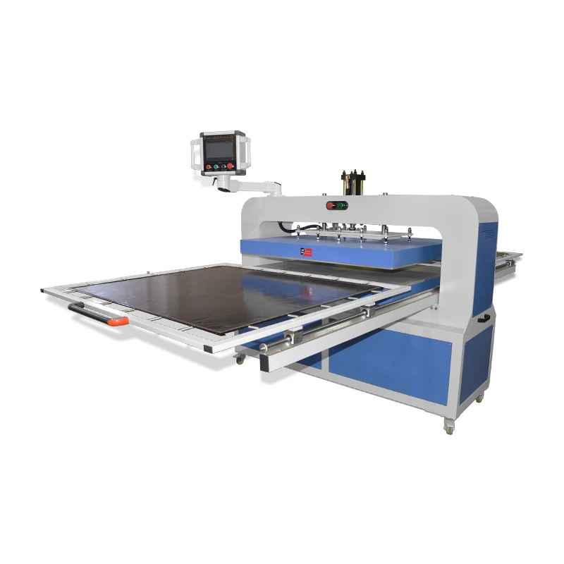 80*100CM Gantry Type Hydraulic Double Station Creasing Machine Up And Down Heating For Hot-drilled, Pleated With Pleated Skirts,