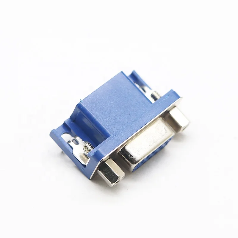 Cable Db37 female Solder Dsub Crimp Type Die Cast Backshells D-sub Hood Metal three Platoon right angle db 90 Degree Connector