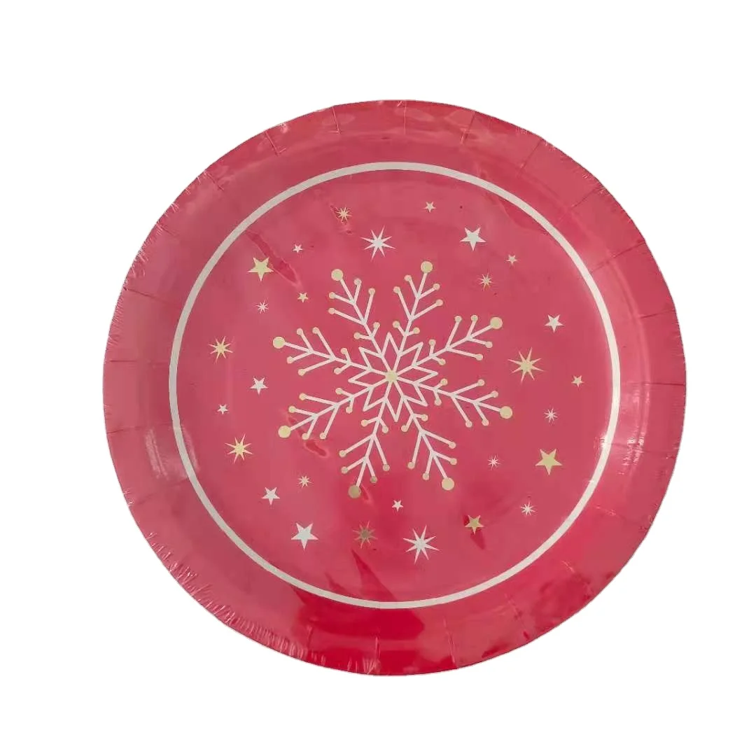 Hot sale Chinese Made Colorful 100% Biodegradable Paper Plate  Eco-Friendly Paper Plate for festival party