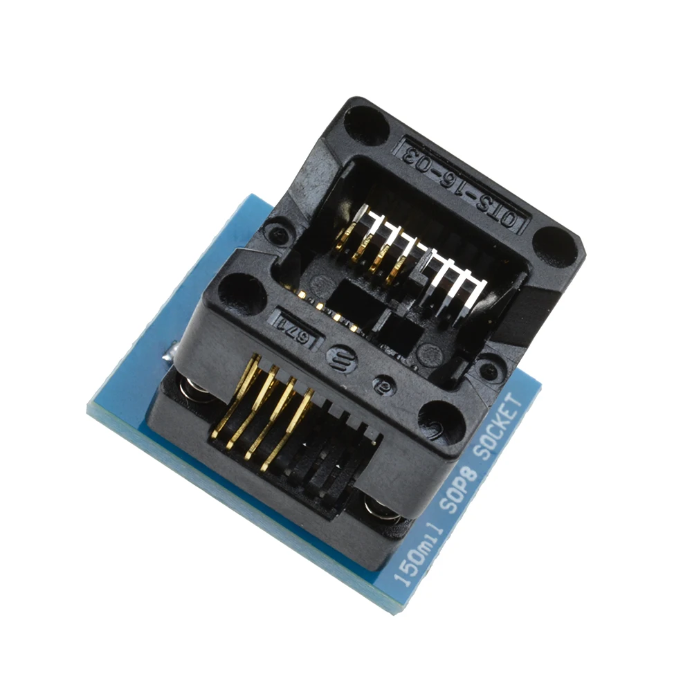 SOIC8 SOP8 to DIP8 IC Socket Wide 150mil 200mil Wide-body Seat Programmer Adapter Socket Smart Electronics