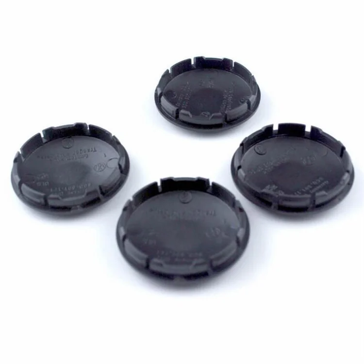 56mm ABS  Custom Chrome Car Decoration  Black Hub Cap Centre Cap Car Wheel Center Caps