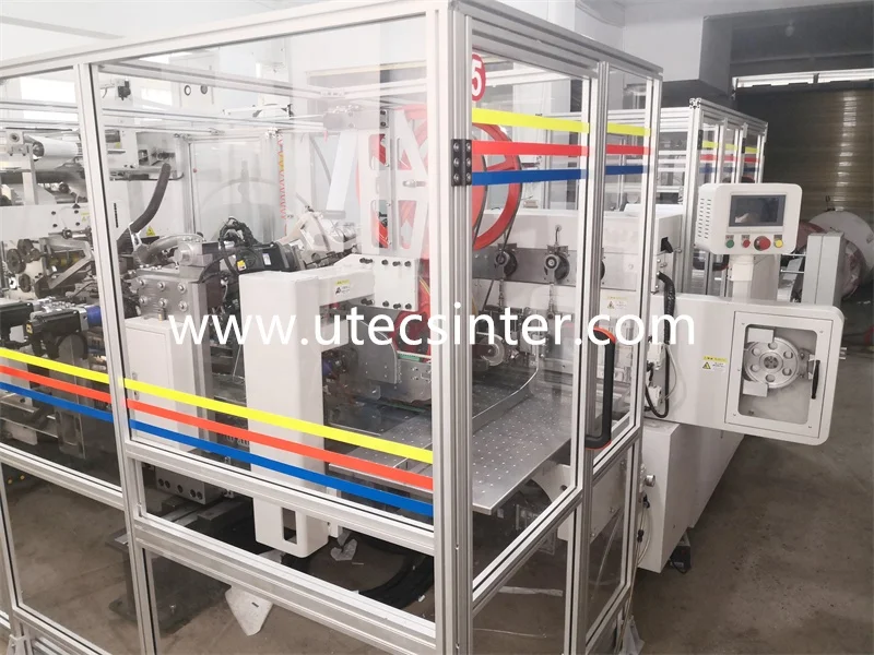 HT140 25kg 50kg laminated Plastic kraft laminated Polypropylene woven valve pocket sack bag Making Machine