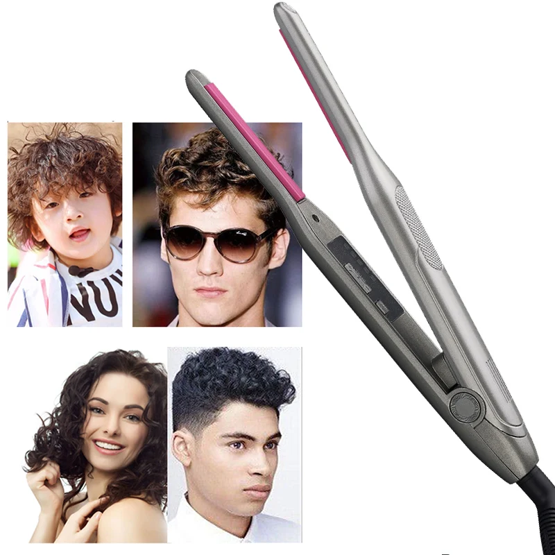 Customize Private Label Ceramic Coating Hair Straightener Styling Flat Iron Smoothing Hair Curler Straightening Lisseur Cheveux