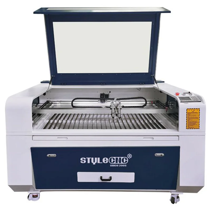 Dual-Head CO2 Laser Cutter For Paper And Cardboard Laser for Acrylic KT board Sintra board CO2 Laser Cutting Machine