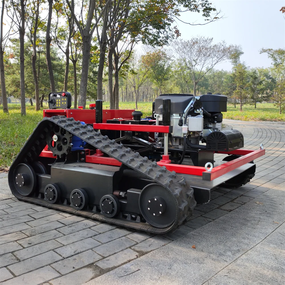 MOWER Battery Grass Self Propelled RC Electric Robotic Remote Control Robot Lawn Mower Crawler Slope Mower