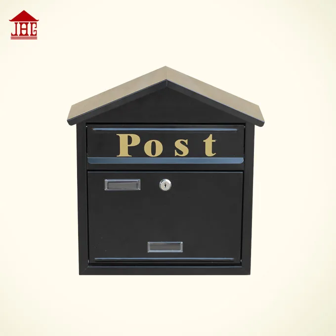 High Quality Weatherproof Outdoor Wall Mounted Mailbox Modern Steel Letter Box for Apartment & Office Use