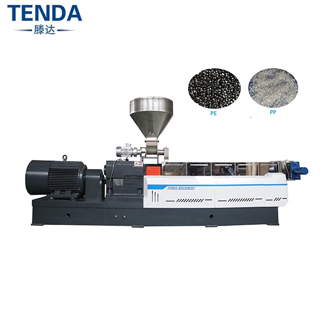 Twin screw extruder Plastic granulators for PP PA PE PS