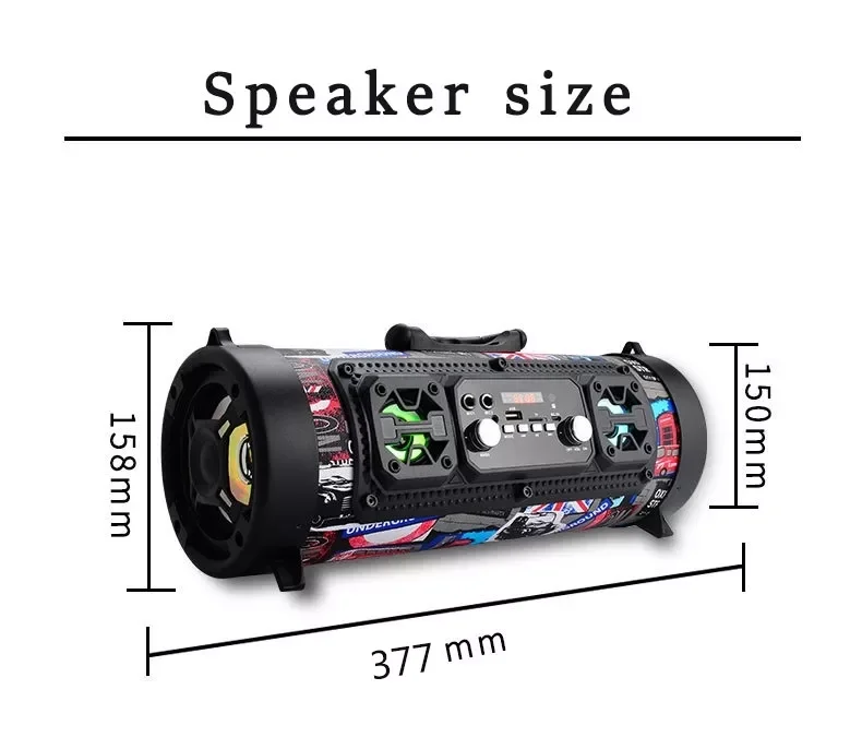 Manufacturer direct selling high-power subwoofer high volume speaker outdoor portable mini speaker