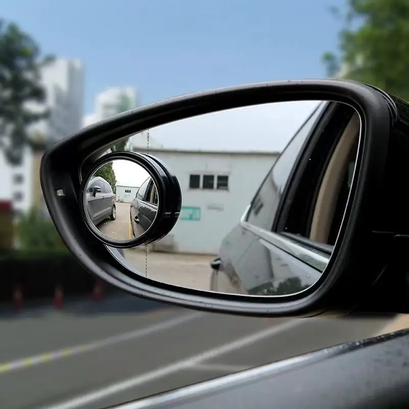 Universal Car Adjustable Rotation Wide Angle Round Convex Rear View Blind Spot Mirror Driving Safety Rearview Auxiliary Mirror