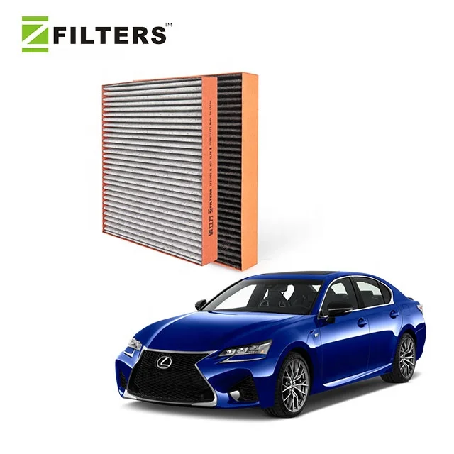 Use in air conditioning HVAC system Activated Carbon Vehicle Air Cabin Filter for Audi