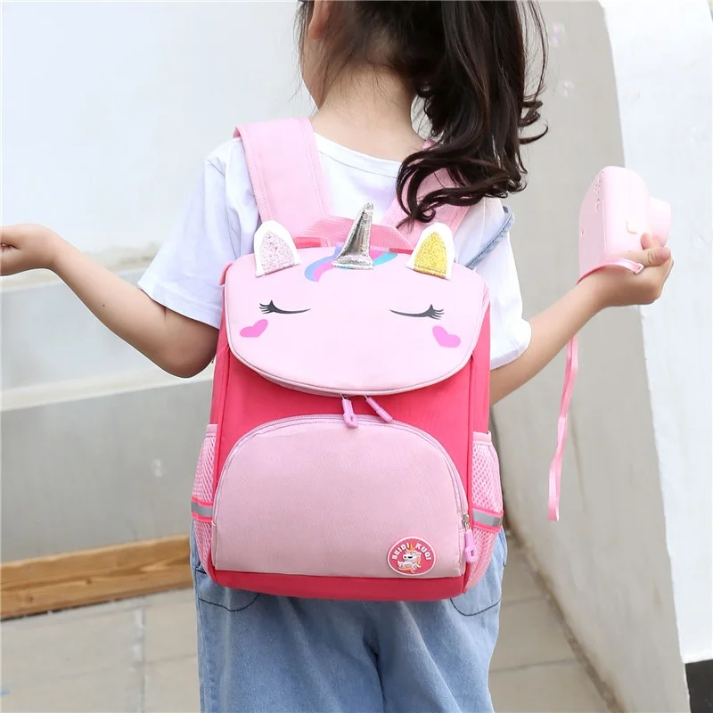 2022 New Trendy Unicorn Cute Children Bookbag Dinosaur Cartoon Kids Backpack School Bags