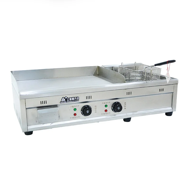 1 meter Length Teppanyaki  Electric Griddle, electric griddle with oil fryer