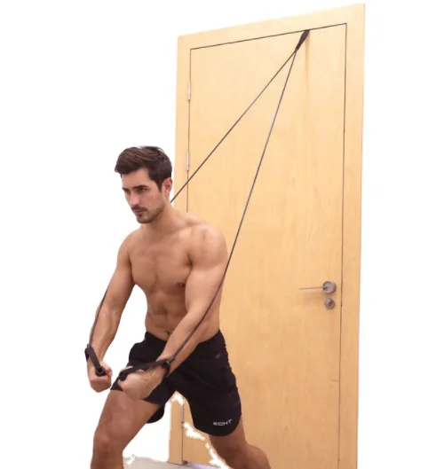 Yoga Fitness Resistance Latex Multifunctional Rally One Word Pull Rope Latex Elastic Rope