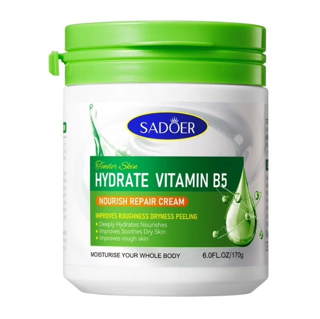 Moisturizing and Repairing Cream PETROLEUM JELLY HYDRATE VITAMIN B5 VITAMIN C SQUALANE for the Whole Body